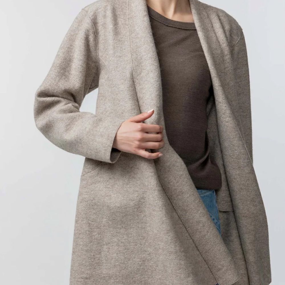 Alicia Adams Alpaca Swing Coat